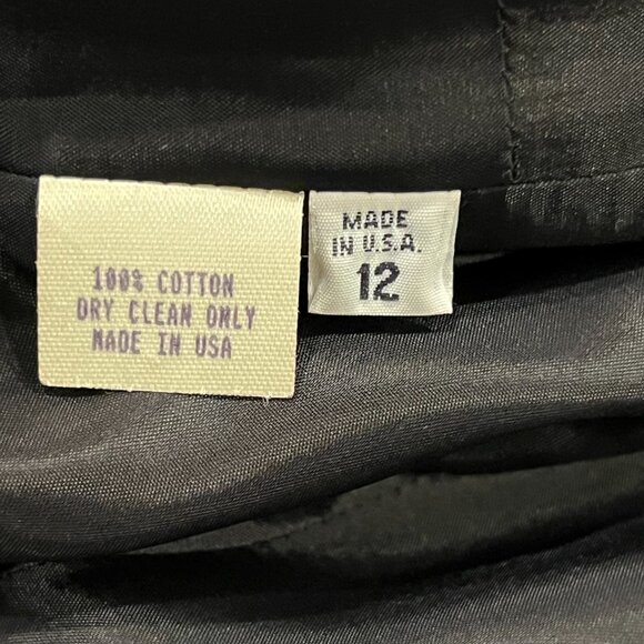 Bicci Florine Wachter Velvet Animal Print Jacket, USA, Vtg, Olive Black, 12 - Picture 4 of 13